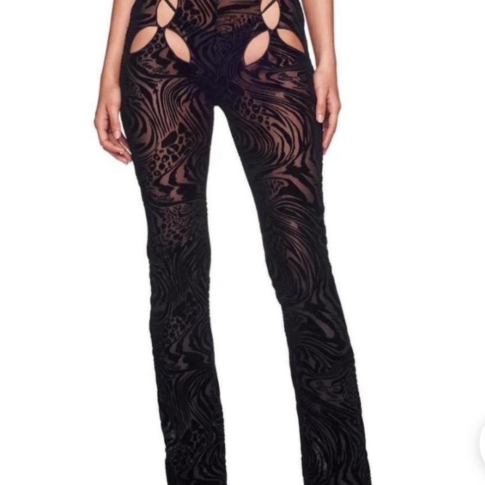 Black And Brown Patterned Mesh Set - image 2